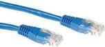 Image du produit Câble patch bleu 2 mètres LSZH U/UTP CAT6A avec connecteurs RJ45. Cat6a u/utp lszh blue 2.00m (U/UTP, CAT6a, 2 m)