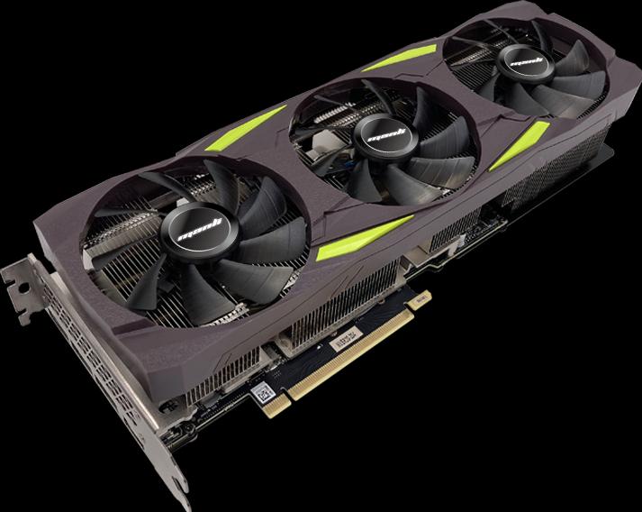 Actual product image Manli GeForce RTX 3090 Triple Fan (24 GB)