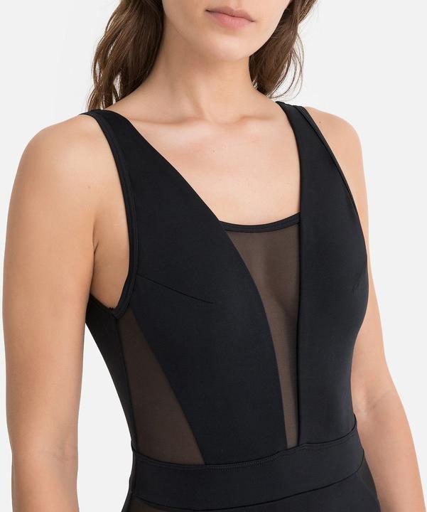Actual product image La Redoute Collections Swimming costume with tulle inserts (34)