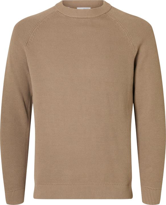 Actual product image Selected Homme 100% cotton jumper with round neckline (XL)