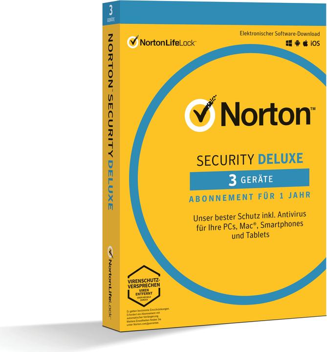 Norton Security Deluxe 3.0 (3 User, 12 Monate)