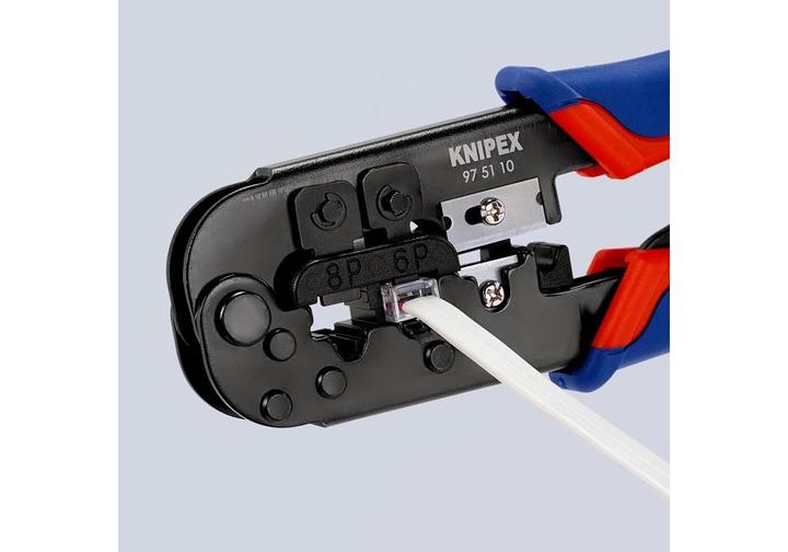 Image du produit Knipex Pince à sertir pour fiches Western (190 mm)