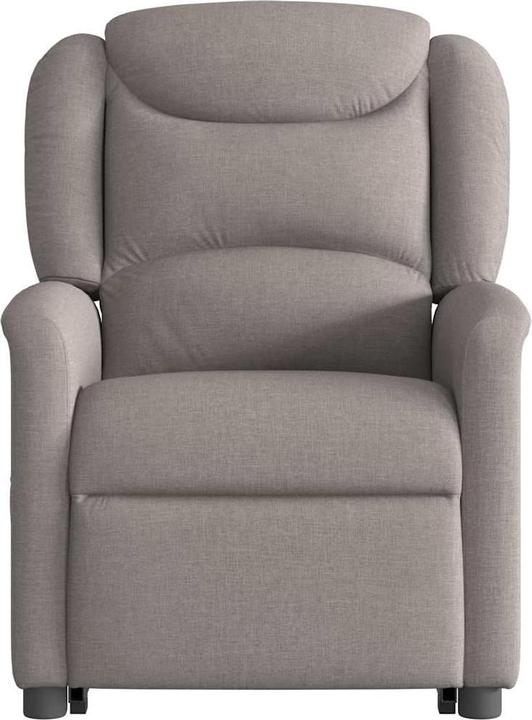 Actual product image VidaXL Massage chair with stand-up aid Taupe fabric
