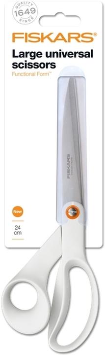 Produktbild Fiskars 1020414 Universalschere, 24cm, weiss (24 cm)