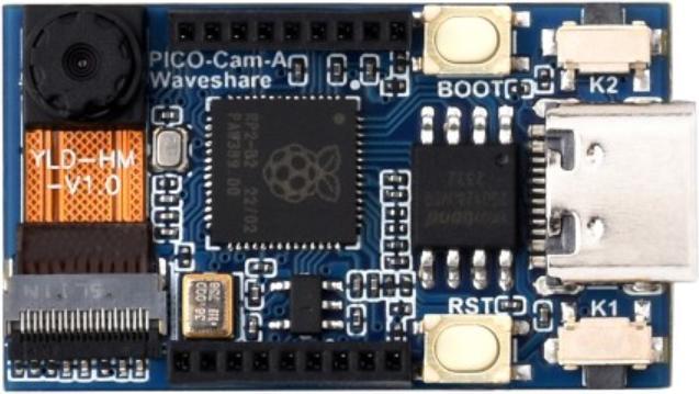 Produktbild WaveShare RP2040 PICO-Cam-A mit 1.14inch Display