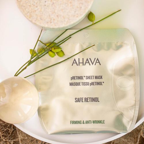 Produktbild Ahava Sheet Mask - Tuchmaske für trockene, stumpf aussehende Haut