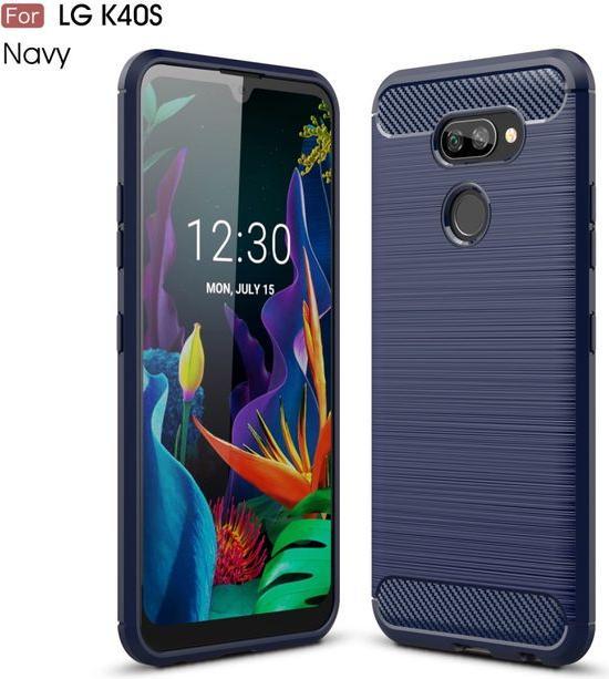 Productafbeelding MU Style Koolstofvezel TPU Softcase-serie (LG K40s)