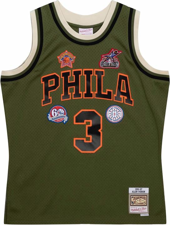 Image du produit Mitchell & Ness NBA Philadelphia 76ers Flight Swingman Allen Iverson Maillot Hommes (L)