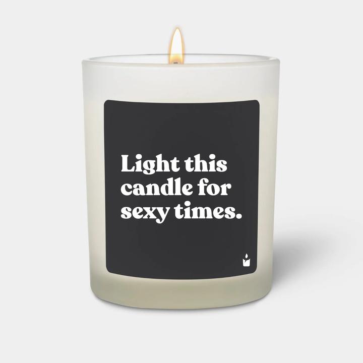 Produktbild Chatty Candles Duftkerze Flowery Light this candle for sexy times.