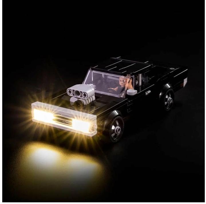 Actual product image Light my bricks LED Light Set for LEGO Speed Champions 1970 Dodge Charger R/T