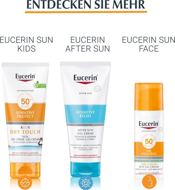 Produktbild Eucerin SUN Body Lotion extra leicht LSF 50+ (Sonnenlotion, SPF 50, 400 ml, 463.75 g)