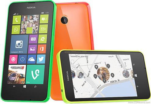 Produktbild Nokia Lumia 635 (8 GB, Schwarz, 4.50", 5 Mpx, 4G)