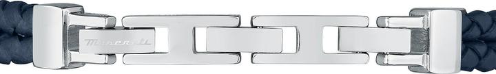 Produktbild Maserati Armband (22 cm, Edelstahl, Leder, Recycelt)