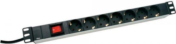 Actual product image Digitus Professional DN-19 PDU-7S (7 x, CEE 7/3, 2 m)