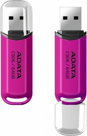 Actual product image Adata Pendrive C906 USB2.0 pink (64 GB, USB-A)