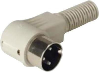 Image du produit SKS Connecteur circulaire Hirschmann DIN Fiche, coudée Nombre de pôles : 8 Gris MAWI 80 SNB 1 pc.