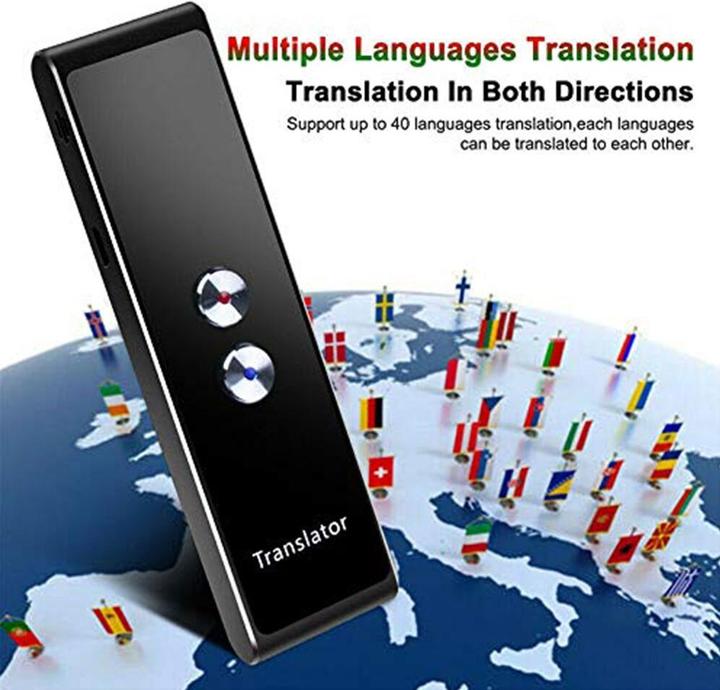 Produktbild Deltalabs Smart Translator, Bluetooth Sprachübersetzer, 41 Sprachen, iOS/Android