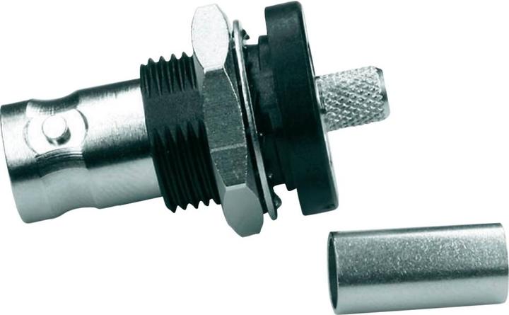 Image du produit Telegärtner Connecteur BNC femelle à sertir G01 50 ohms, sertissage, bride isolante, A1305, Z04, G01 (RG-58 C/U)