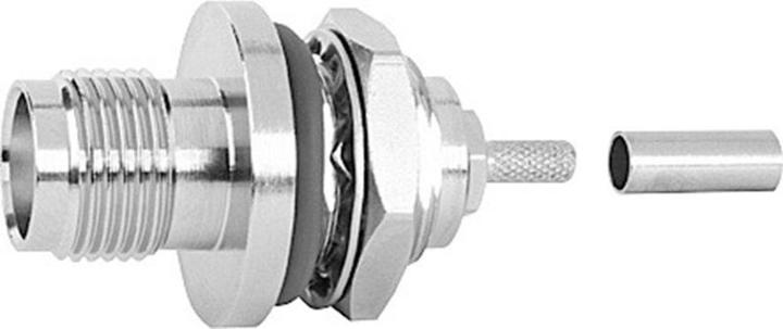 Produktbild Telegärtner TNC-Kabeleinbaubuchse Crimp G07 50 Ohm, löt/crimp, A4016, Z04, G07 (RG-316/U) (Kupplung)