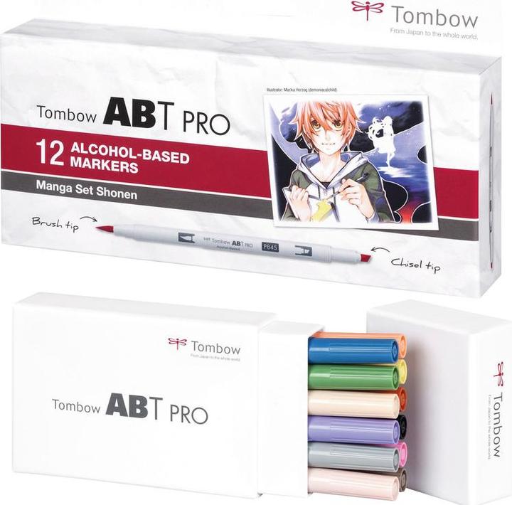 Image du produit Tombow Stylo à double brosse ABT Pro (Multicolore, 12 x)