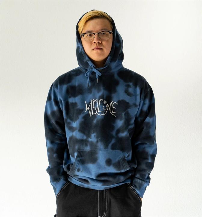 Welcome Inkblot Tie-Dye Hoodie (S)