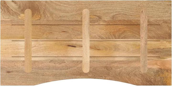 Produktbild VidaXL Schreibtischplatte Tischplatte Holzplatte mit Aussparung Massivholz Mango (120 x 60 x 2.5 cm)