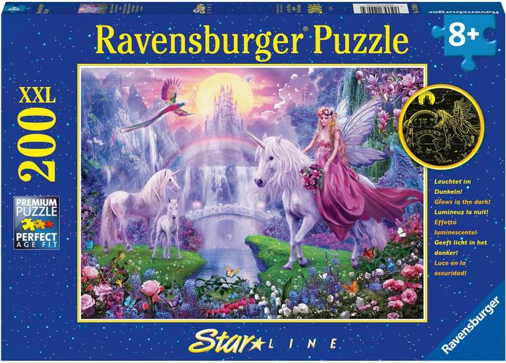 Ravensburger La nuit de la licorne magique (200 pièces)