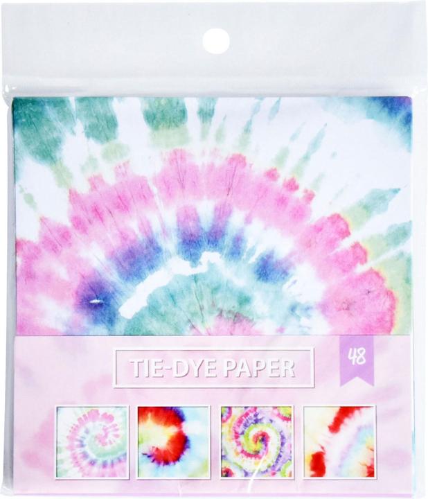 Papiergefärbtes Tie-Dye-Design