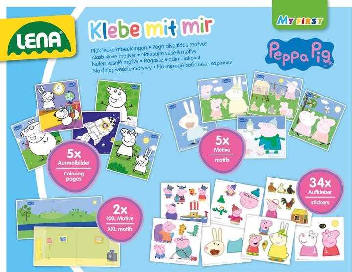 Actual product image Lena Stick with me Peppa Pig, folding box