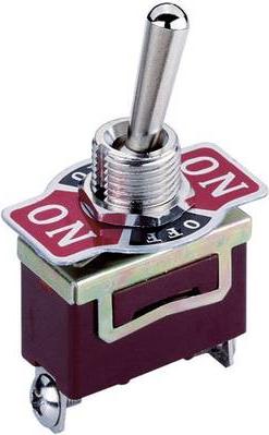 Produktbild Tru Components Kippschalter 250 V/AC 10 A 1 x Ein/Aus/Ein KN3 rastend/0/rastend 1 St.