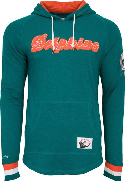 Produktbild Mitchell & Ness Slub Jersey Hoody - Miami Dolphins - XXL (XXL)