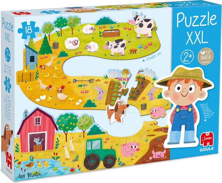 Image du produit Jumbo Goula 53176 - Puzzle XXL, ferme, 18 pièces (18 pièces)