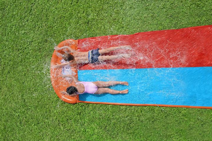 Actual product image Bestway Tsunami Splash Ramp Double Slide
