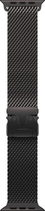 Actual product image Apple Black Titanium Milanese Loop (49 mm, 95% recycled titanium)