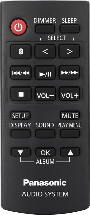 Image du produit Panasonic STEREO IN LEGNO DAB+ 40 W, Mini-système audio domestique, noir, 40 W, 8 ohms, DAB,FM, FL (Bluetooth, Lecteur de CD, 1x 40 W)