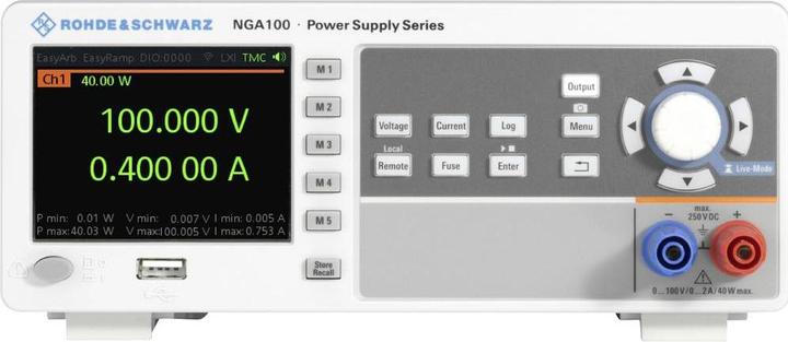 Image du produit Rohde & Schwarz Single-channel power supply 0 V to 100 V