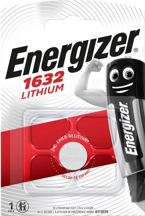 Produktbild Energizer CR1632 Lithium (1 Stk., CR1632, 130 mAh)