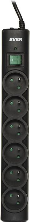 Image du produit Ever OPTIMA 1.5m 6 sorties AC 250 V noir 1,5 m (6 x, PECO 7/5, 1.50 m)