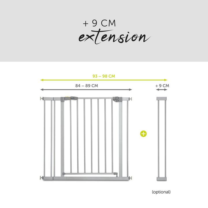 Produktbild Hauck Stop N Safe 2 + 9cm ext. Silver (84 cm)
