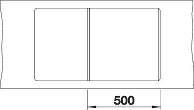 Actual product image Blanco Metra 5 S-F (47 cm, 85 cm)