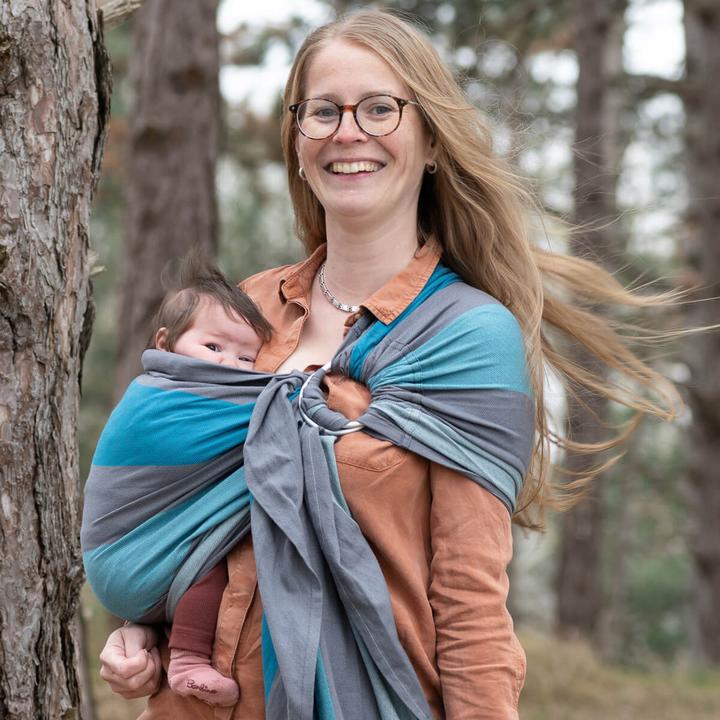 Actual product image Hoppediz Baby sling woven ring sling (2 m)