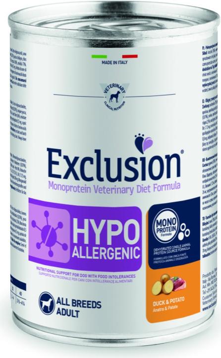 Immagine prodotto Exclusion Anatra e patate ipoallergeniche (Adulto, Senior, 1 pz., 200 g)
