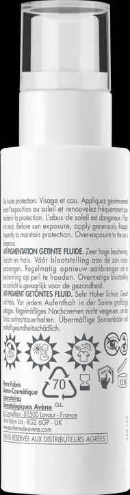 Actual product image Avène Sun Expert Anti-Pigmentation Fluid SPF50+ 40ml (Suntan cream, SPF 50+, 40 ml, 0.04 g)