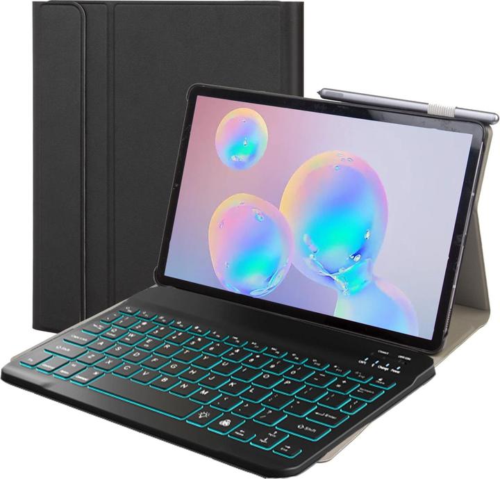 Produktbild Lobwerk 2in1 Bluetooth Tastatur und Cover für Samsung Tab A7 T500 T505 Case Schutz Hülle (X)