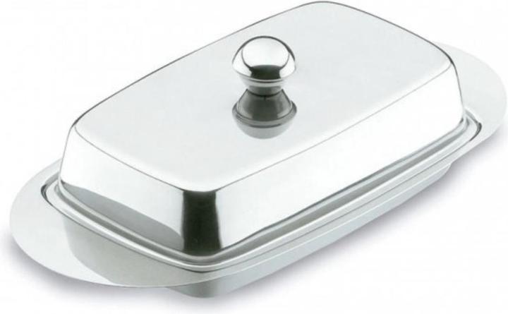 Produktbild Lacor Butterdose mit Deckel 11.5x22.5cm H6.5cm Edelstahl