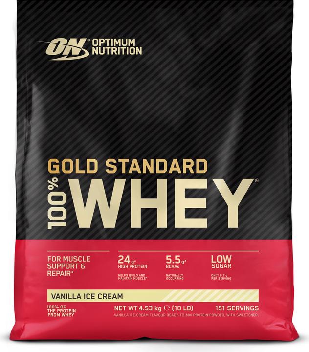 Actual product image Optimum Nutrition Gold Standard 100% Whey (Vanilla, 1 pcs., 4530 g)