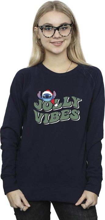 Actual product image Disney Womens/Ladies Lilo & Stitch Jolly Chilling Vibes Sweatshirt (XL)