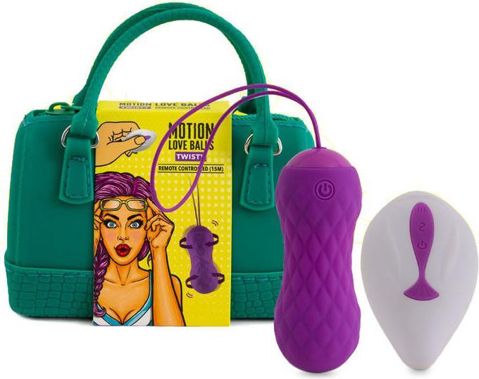 Produktbild FeelzToys Remote Controlled Motion Love Balls Twisty