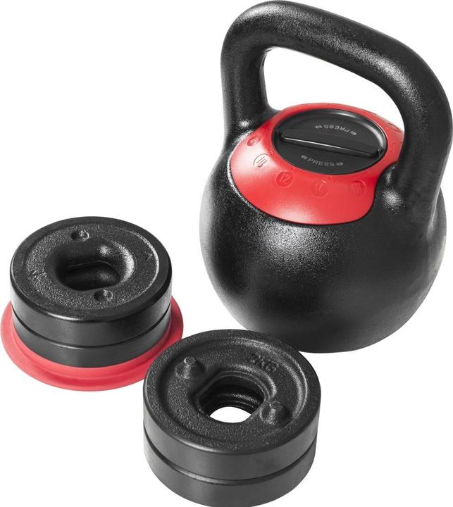 Produktbild Gorilla Sports Kettlebell verstellbar (4 x 2 kg)