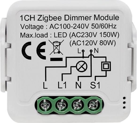 Immagine prodotto Netplus Moduli dimmer intelligenti a 1 canale Zigbee (Attuatore dimmerabile)